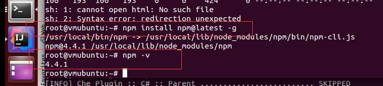 ubuntu14.04安装node.js,升级npm,安装指定版本的npm
