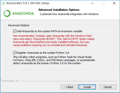 Windows环境下安装配置Anaconda的Python开